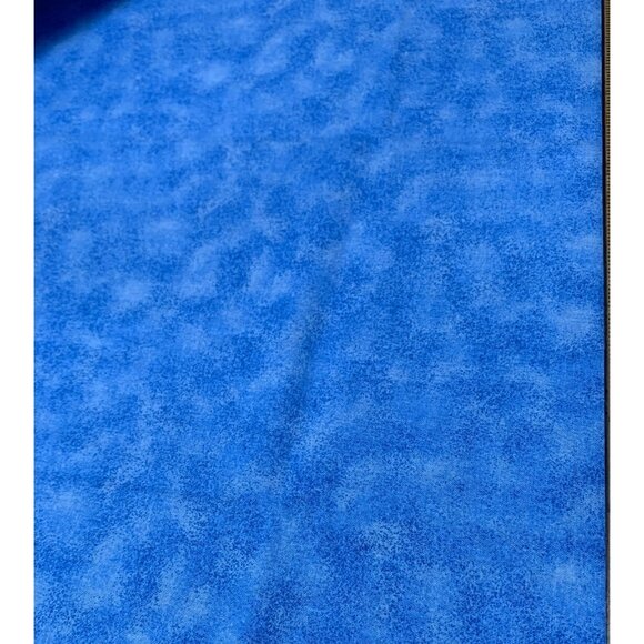 Blue Cotton Fabric 1/2 Yard 42" Wide Craft Sewing Material Quilting - Picture 1 of 4